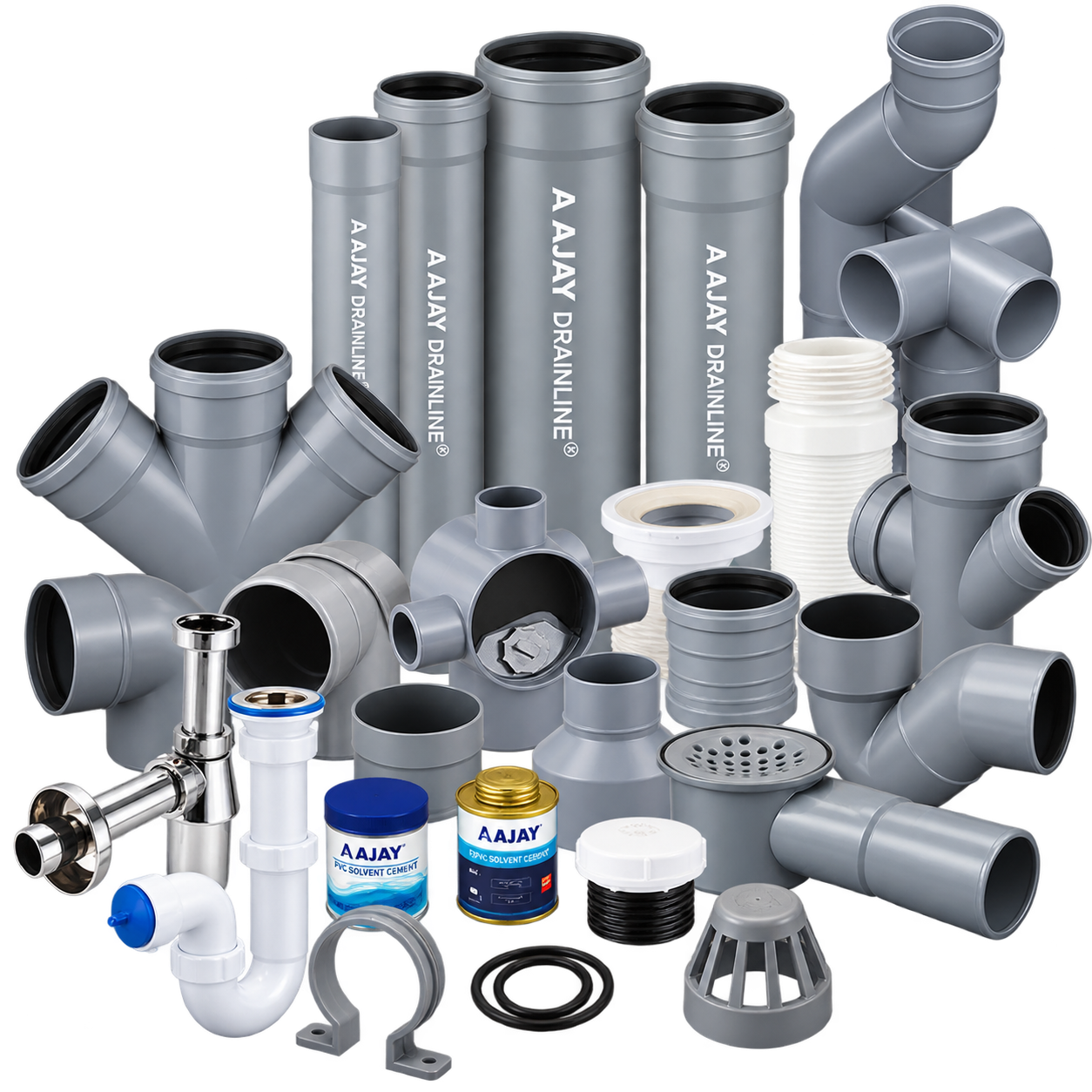 Ajay DWC Ring-Fit Pipe